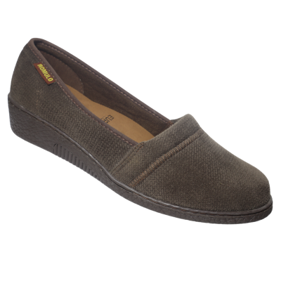 Romulo Casual Textil Caf&eacute; Mujer Ref 3597